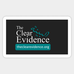 The Clear Evidence Logo (transparent background) Sticker